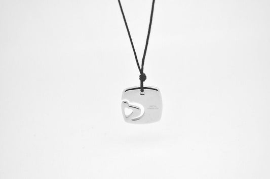 Double Heart Stainless Steel Necklace Pendant Jewelry