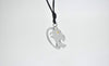 Abstract Lion Stainless Steel & 18K Gold Necklace Pendant Jewelry