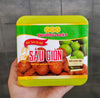 Phuong Soat Dried Candied Fruit Box With Variety Flavours Sau Gion, Peach & Plums with Ginger 300g Mứt Đào Non Đỏ, Mận xào gừng, sấu giòn