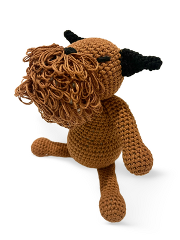 Cute Giraffe Handmade Amigurumi Stuffed Toy Knit Crochet Doll VAC