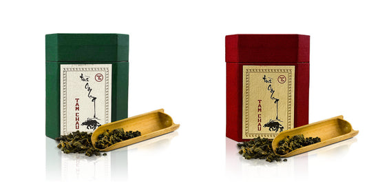 Tam Chau - Original Oolong Red & Green Flavours Vietnamese Tea 100g