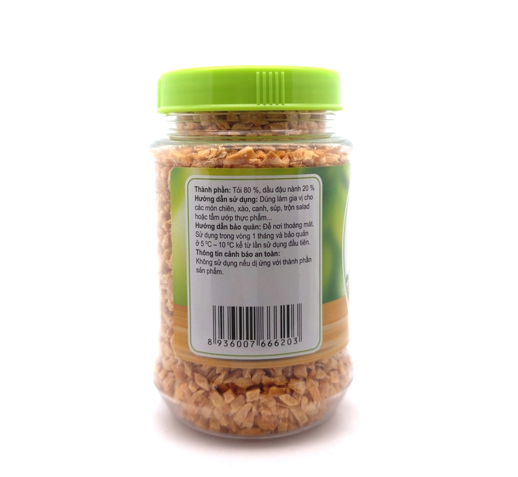Minh Ha Vietnamese Fried Garlic & Shallots – Eco-Friendly, Handmade, Flavorful Garnish 100g