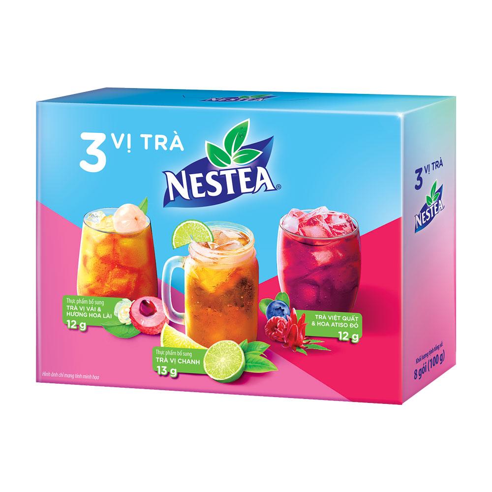 Nestea Instant Tea - Fruits & Berry Hibiscus, Lemon, Jasmine Flavour - Fresh, Sweet Tea