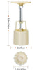 Mooncake Mould Set 50g – 6 Pattern Hand-Press Pastry Tools, Round  Flower Mooncake Design
