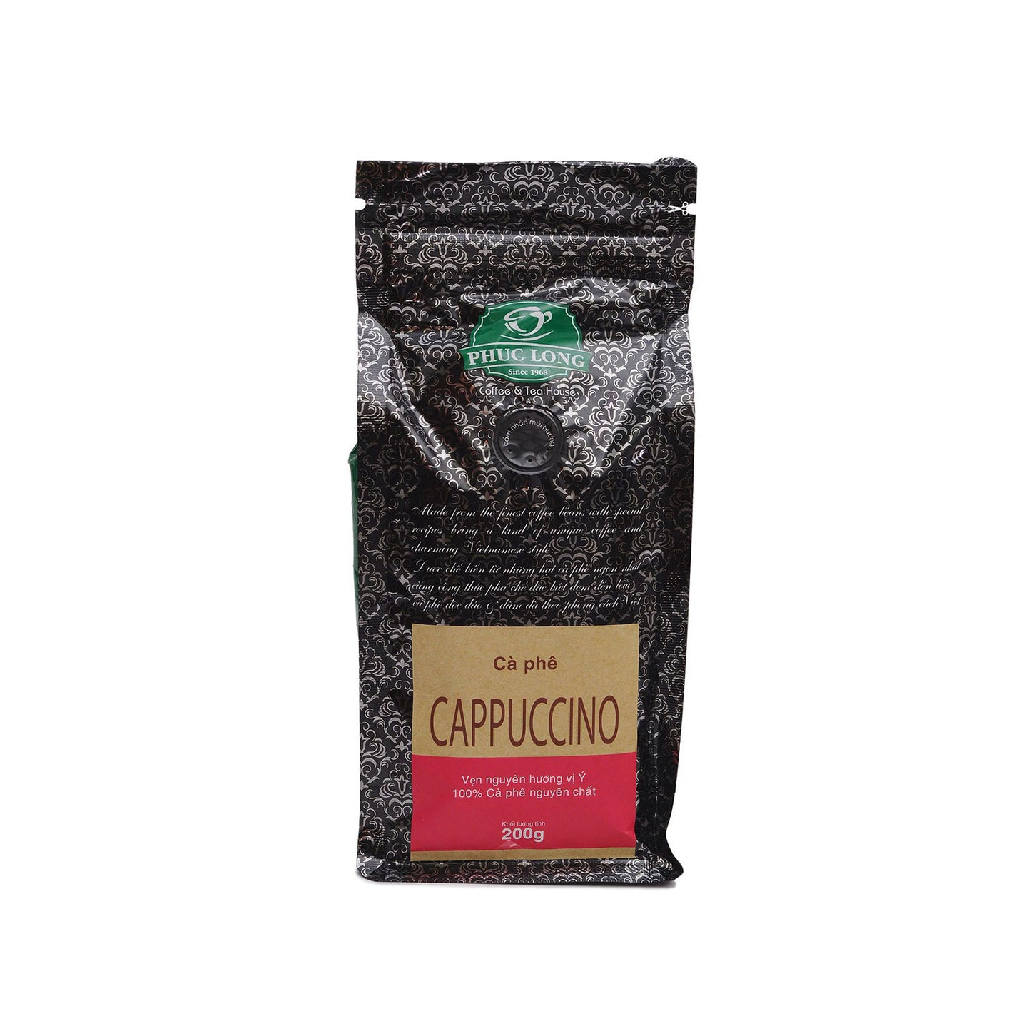 Phuc Long Ground Coffee - Vietnamese Drip Brew Ca Phe Flavored Coffee 200 Grams