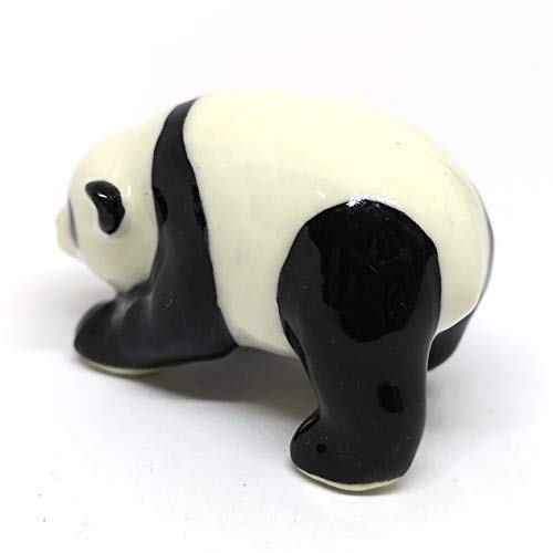 Ceramic Panda Figurine Animal Craft Miniature Collectible Porcelain DIY Gift