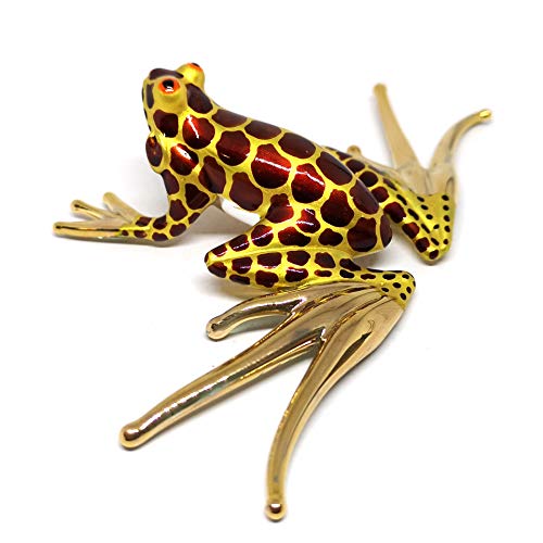 Collectible Frog Decor Figurines Blown Glass Handmade Lovers Home Garden Decoration Animal Totem