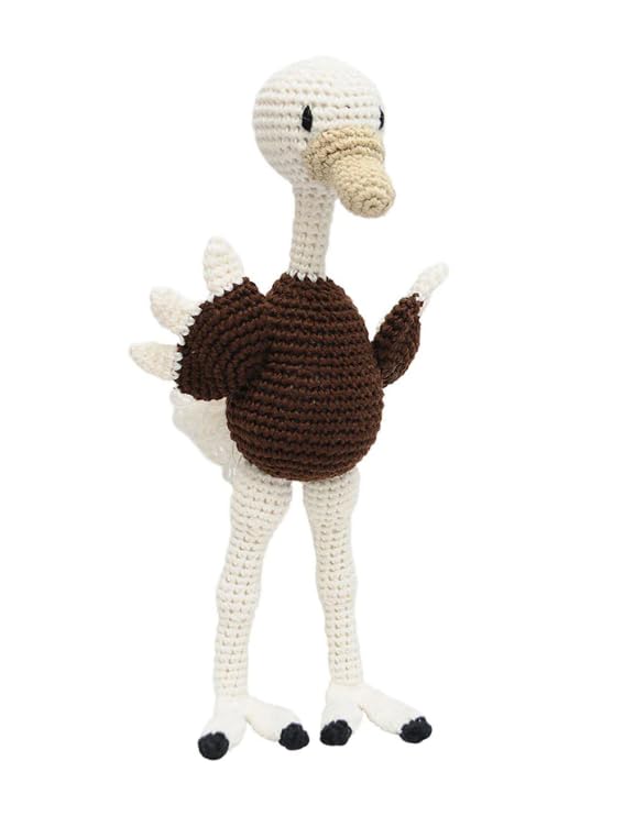 Birds Of Paradise Handmade Amigurumi Stuffed Toy Knit Crochet Doll VAC