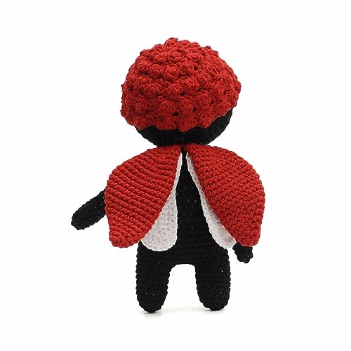 Insect Collection Handmade Amigurumi Stuffed Toy Crochet Doll VAC (Ladybug)