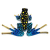 ZOOCRAFT Collectible Frog Figurines Blown Glass Hand Painted Animals Lovers Gift Collection Miniature Home Garden DIY Decor