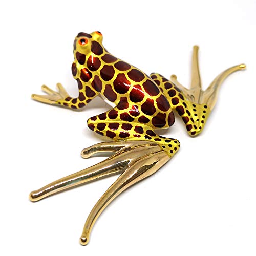 Collectible Frog Decor Figurines Blown Glass Handmade Lovers Home Garden Decoration Animal Totem