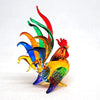 ZOOCRAFT Whimsical Glass Chicken Figurine - A Playful Accent for Farmhouse or Country-Inspired Décor