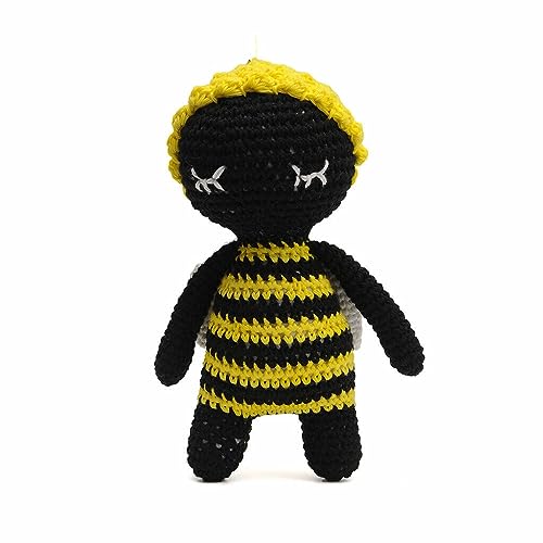 Bee Insect Collection Handmade Amigurumi Stuffed Toy Crochet Doll VAC (Bee)
