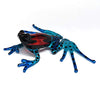 ZOOCRAFT Collectible Frog Figurines Blown Glass Hand Painted Animals Lovers Gift Collection Miniature Home Garden Terrarium Decor