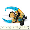 ZOOCRAFT Glass Angel Fish Figurine Aquarium Handicraft Miniature Hand Blown Collectibles