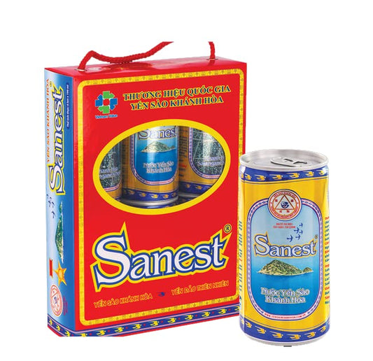 Sanest Drink - Edible Bird's Nest Beverage - Sugar - Healthy Drink (Pack of 6) - 190 ml Each can