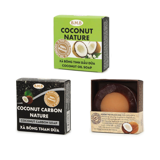 B.M.B Coconut Oil Soap- Pure 100% Natural Coconut Oil