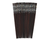 10 Pairs Vietnamese Natural Wood Chopsticks With Mother Of Pearl Inlay