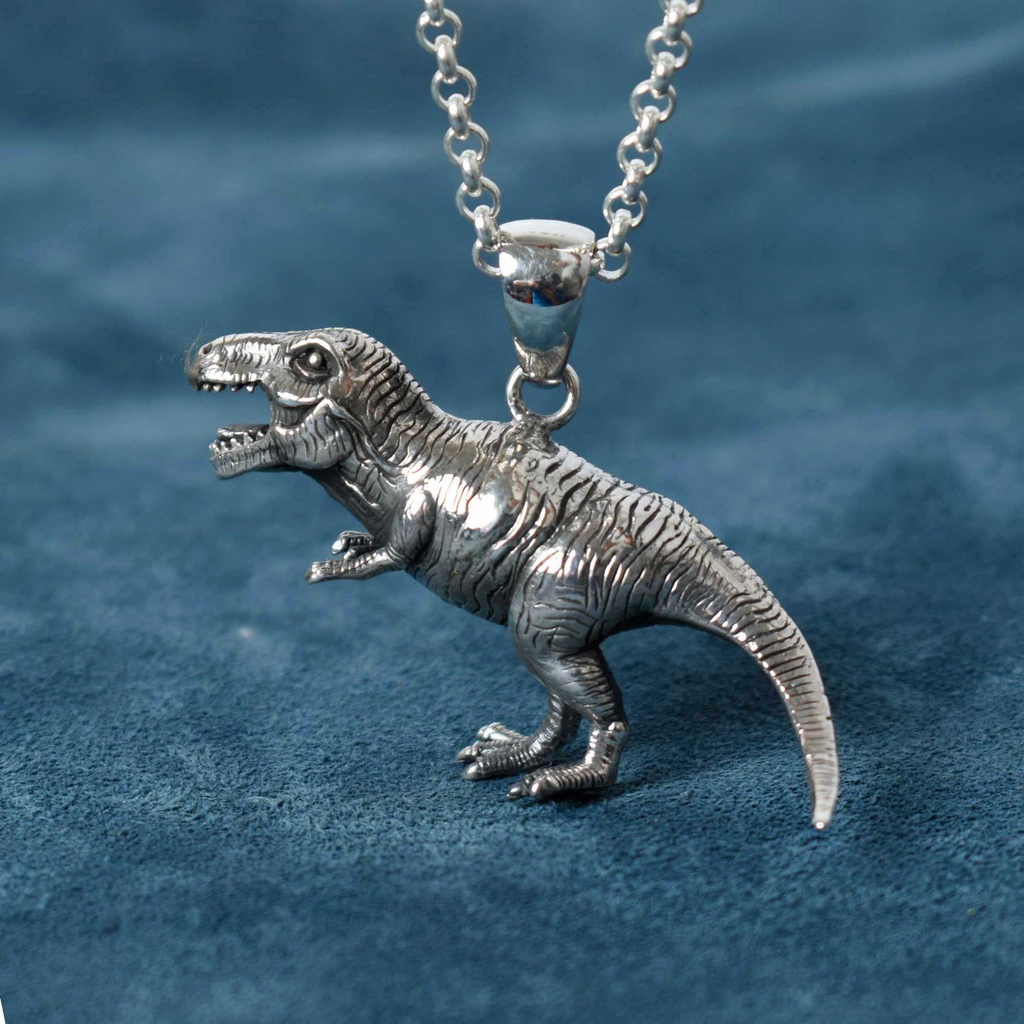 T rex necklace clearance sterling silver