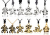 Frog Toad Prince 92.5 Sterling Silver Gold Brass Charm Necklace Pendant Jewelry (Copy)