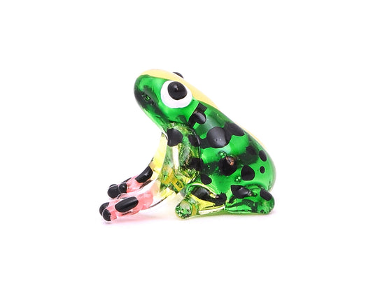 Vietguild's  Frogs Handmade Vietnamese Glass Figurine Statue