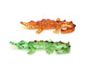 Vietguild's  Crocodile Handmade Vietnamese Glass Figurine Statue