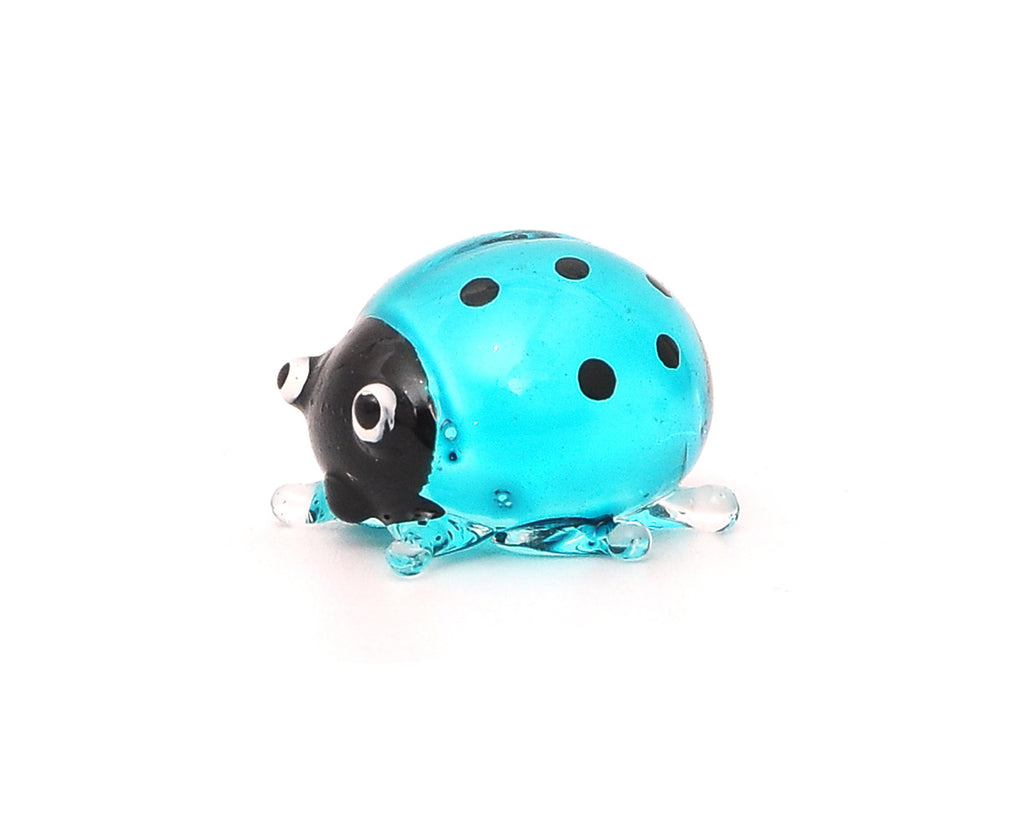 Vietguild's  Ladybug Handmade Vietnamese Glass Figurine Statue