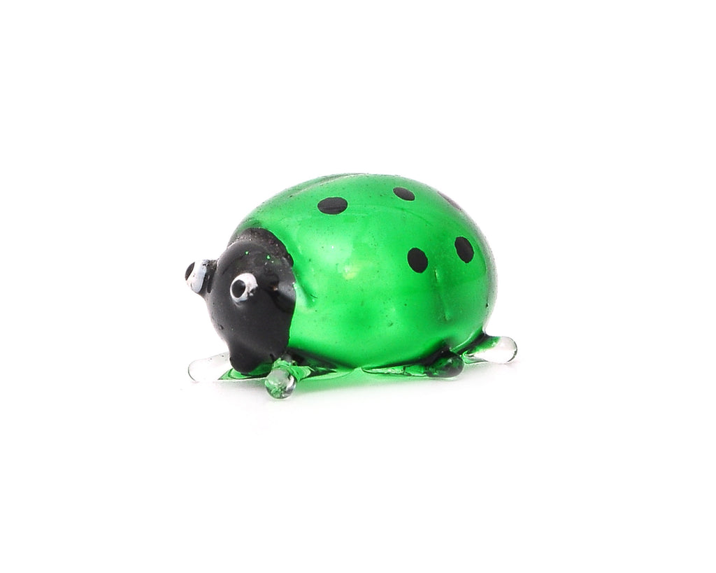 Vietguild's  Ladybug Handmade Vietnamese Glass Figurine Statue
