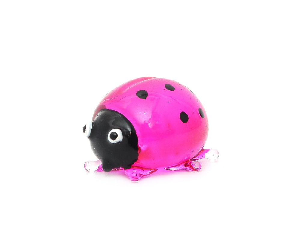 Vietguild's  Ladybug Handmade Vietnamese Glass Figurine Statue