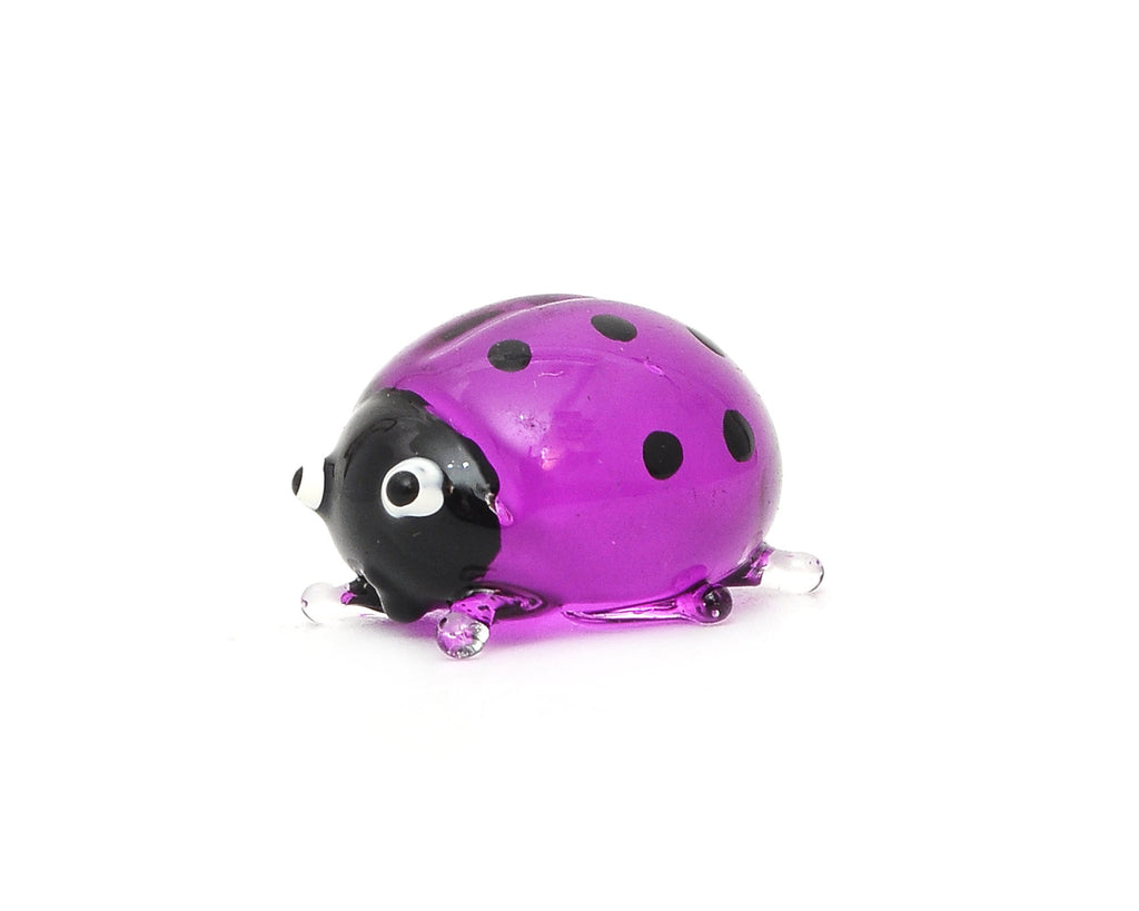 Vietguild's  Ladybug Handmade Vietnamese Glass Figurine Statue