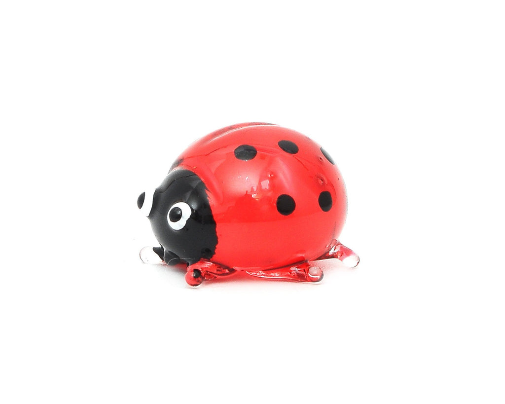 Vietguild's  Ladybug Handmade Vietnamese Glass Figurine Statue