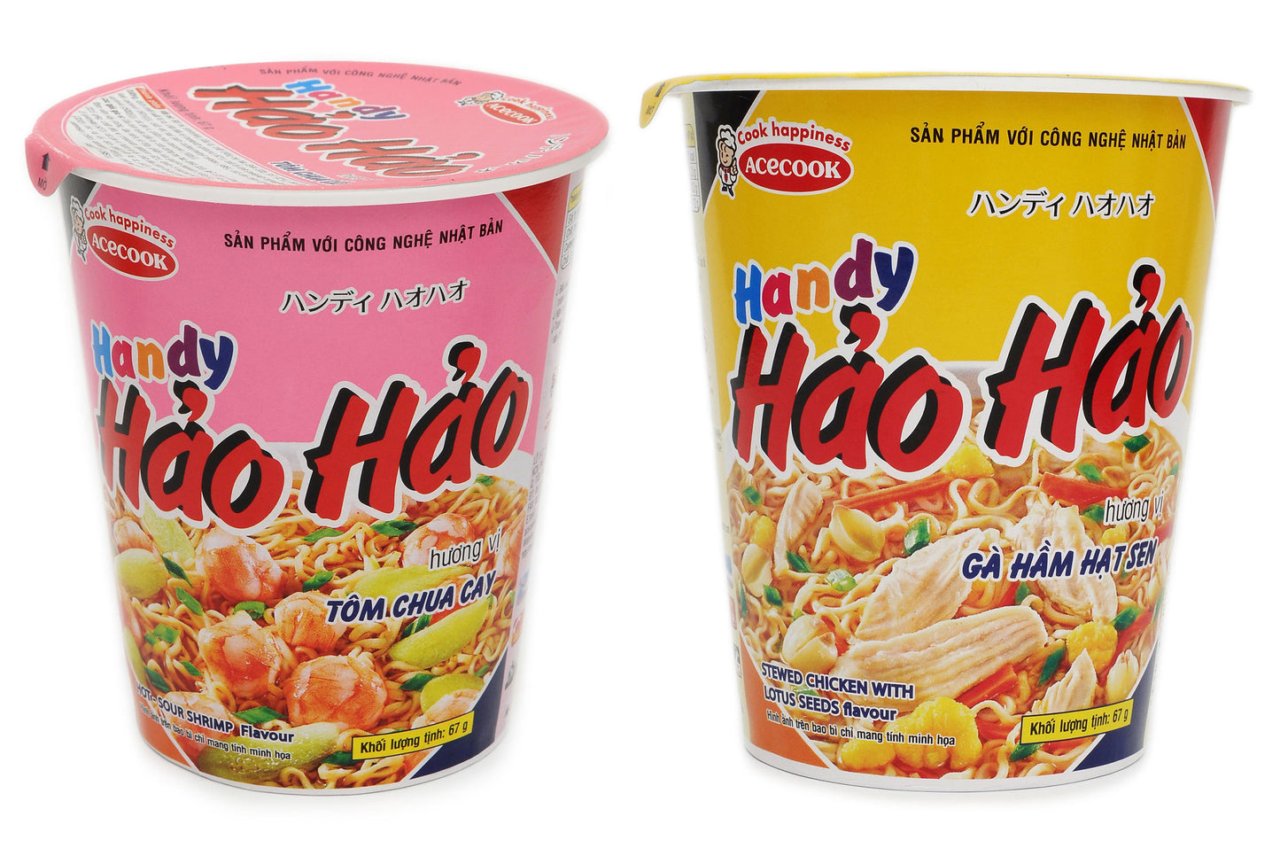 Acecook Handy Hao Hao Instant Cup Noodles – Covenient Noodle in Busy Life