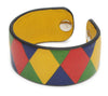 Multicolor Aztec Patterns Print Handmade Leather Bracelet Jewelry HLB_01