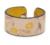 Cute Flowers Print Handmade Leather Bracelet Jewelry HLB_01