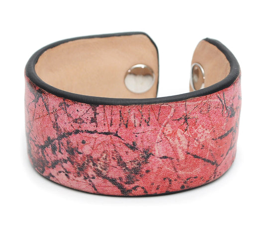 Graffiti Wall Print Handmade Leather Bracelet Jewelry HLB_01