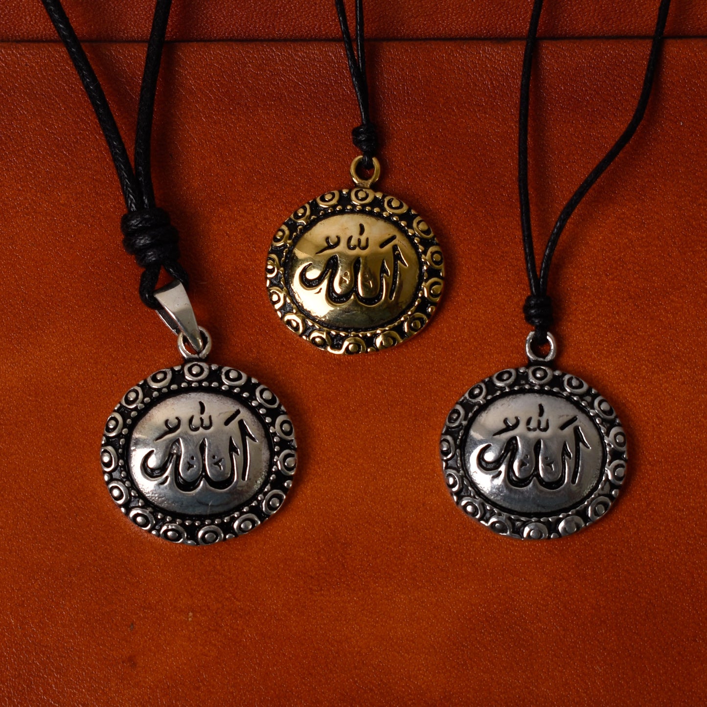 Islam Muslim Quran 92.5 Sterling Silver Pewter Brass Necklace Pendant Jewelry