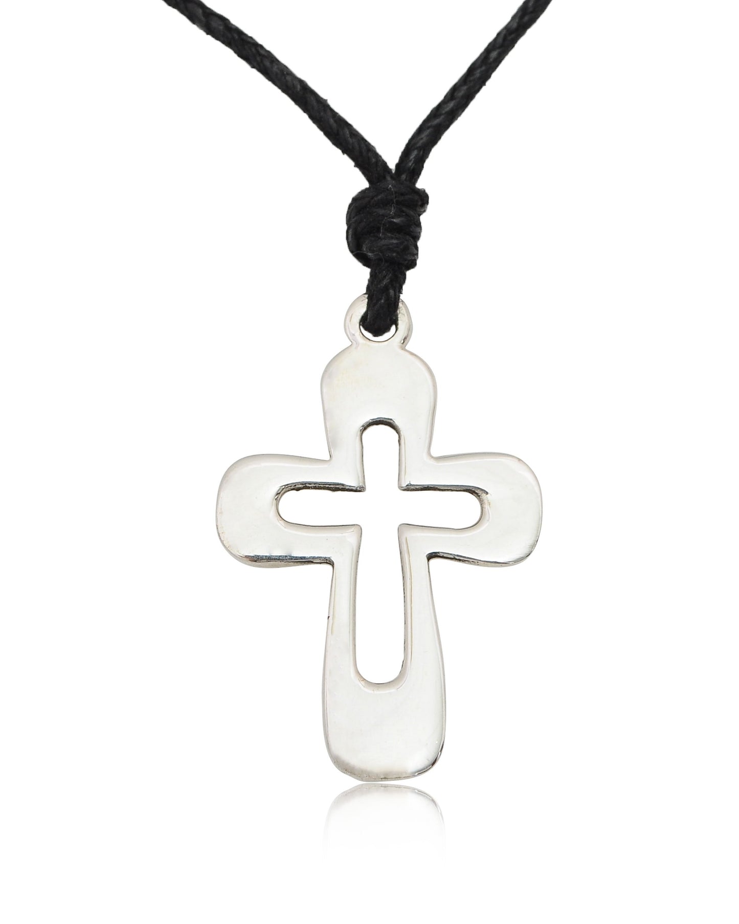 Cross Jesus Christian Sterling-silver Pewter Brass Necklace Pendant Jewelry