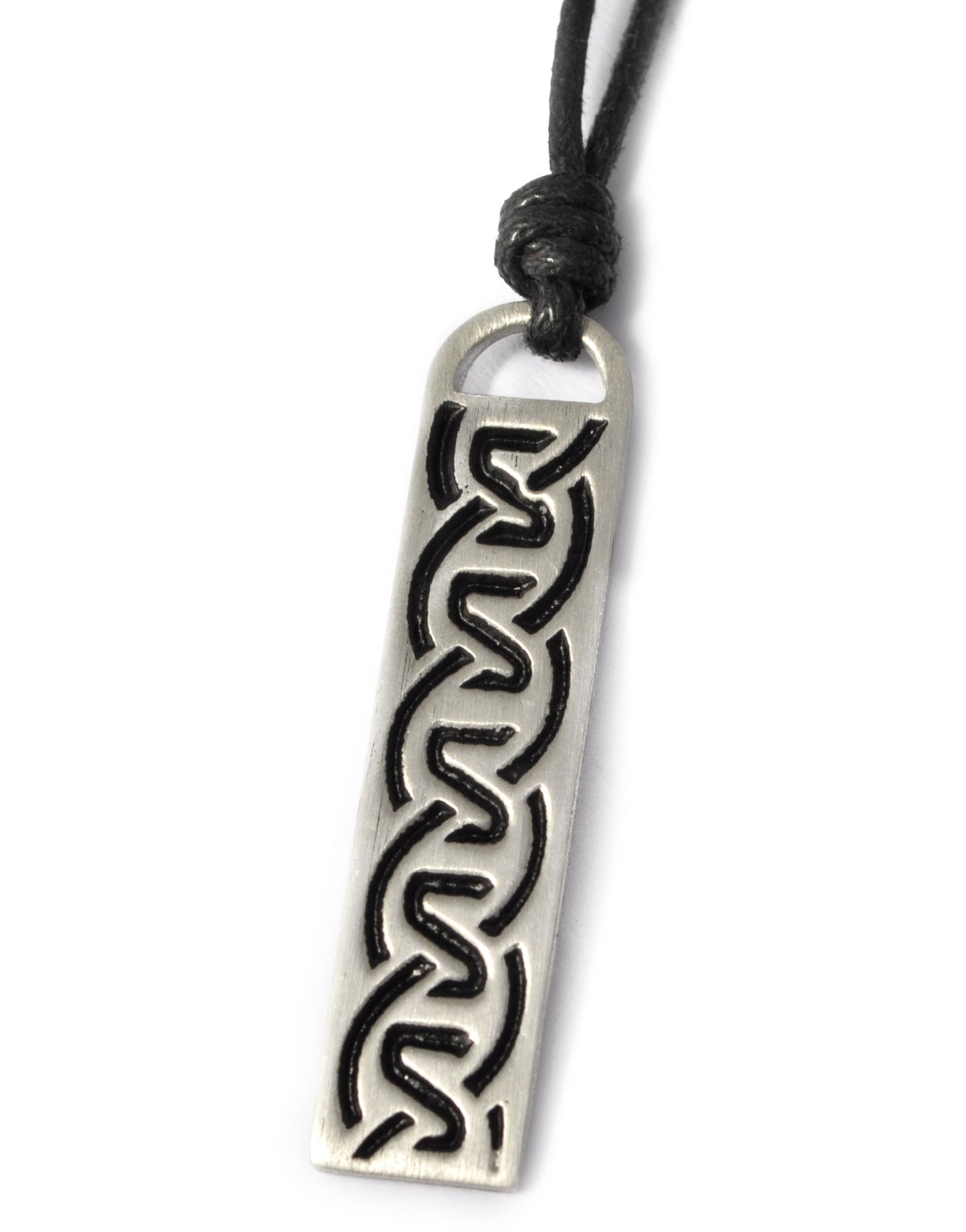 Fancy Celtic Design Silver Pewter Charm Necklace Pendant Jewelry