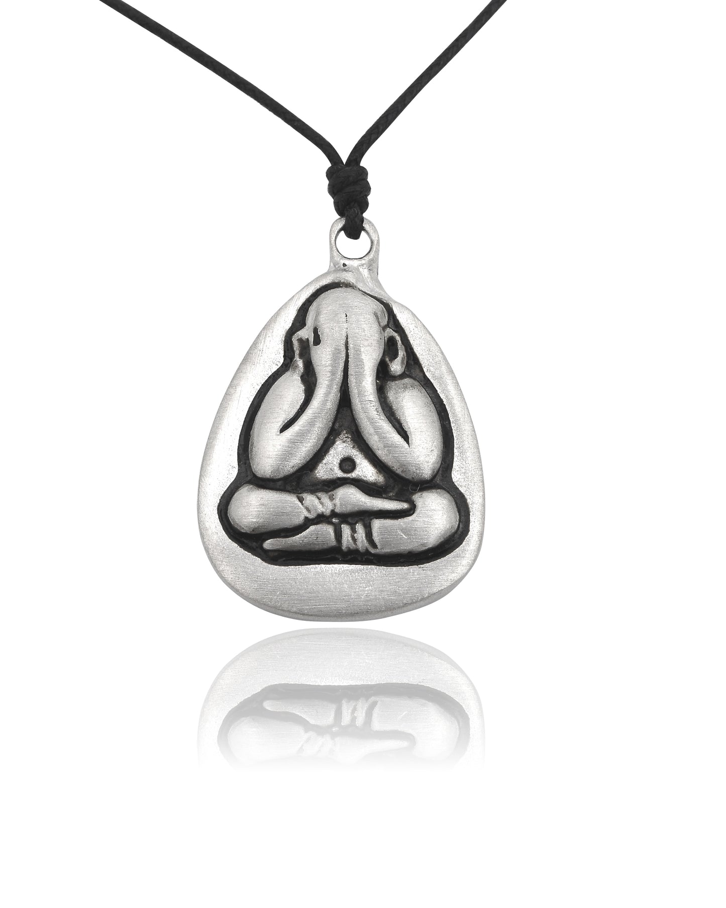 Eye-Catching Monk Silver Pewter Charm Necklace Pendant Jewelry