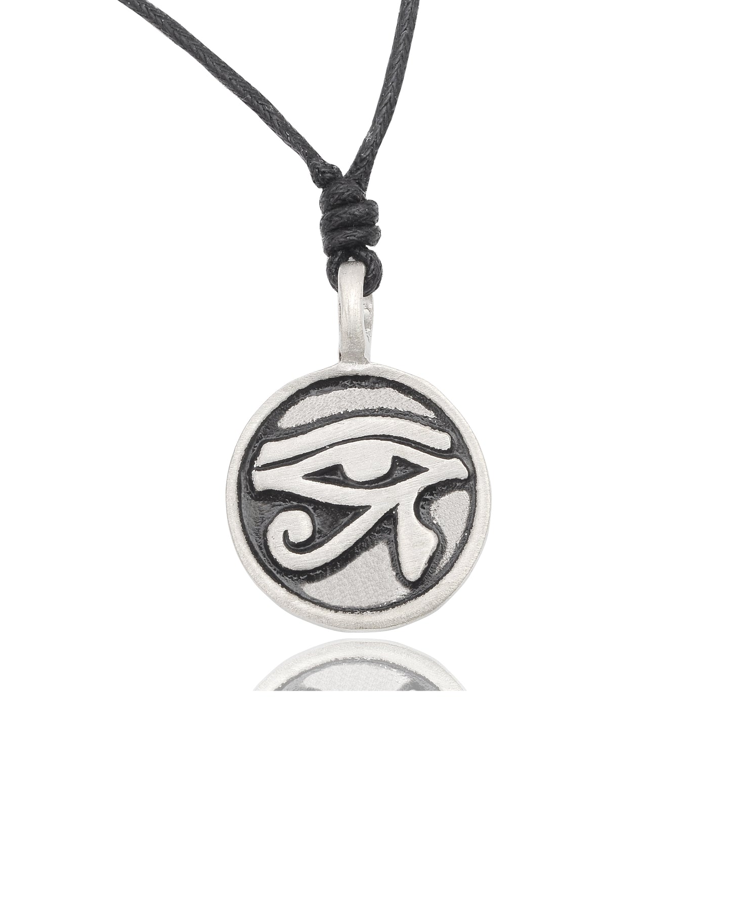 Classic Egyptian Eye of Ra Horus Silver Pewter Gold Brass Charm Necklace Pendant Jewelry