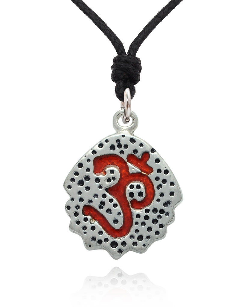 New Classy Hindu Symbol Silver Pewter Charm Necklace Pendant Jewelry