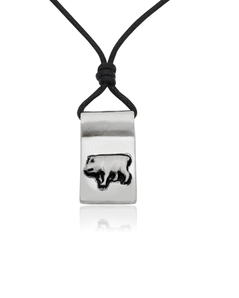 Chinese Zodiac Signs Necklace Pendants Pewter Silver Pendant Jewelry