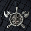 New Viking Silver Pewter Charm Necklace Pendant Jewelry