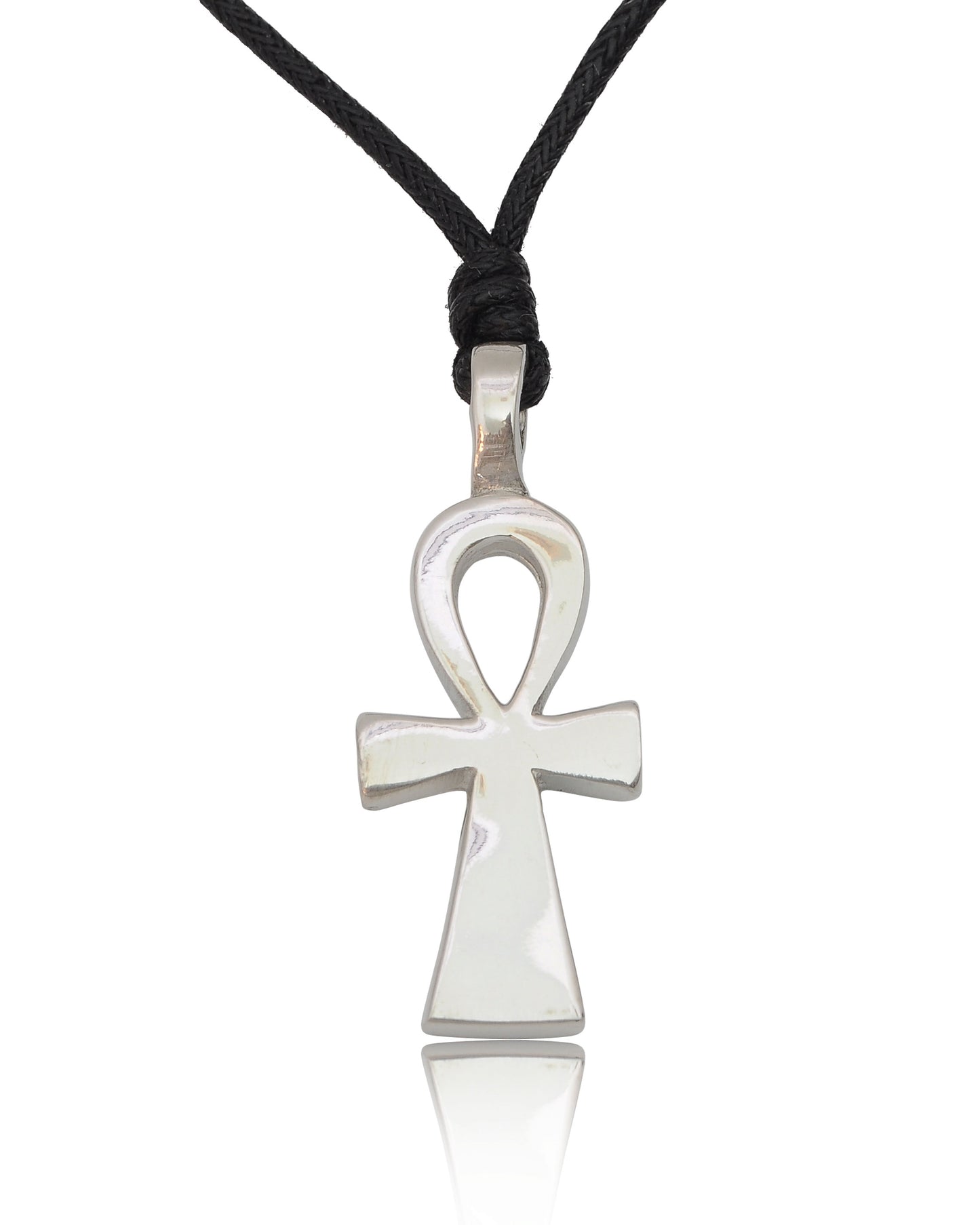 Egyptian Ankh Key Sterling-silver Pewter Brass Charm Necklace Pendant Jewelry