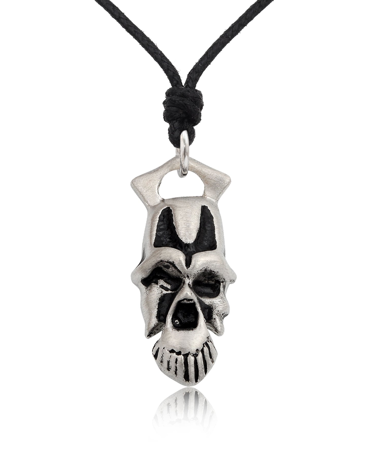 Gothic Skull Handmade Silver Pewter Gold Brass Necklace Pendant Jewelry