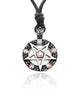 Pentagram Silver Pewter Charm Necklace Pendant Jewelry