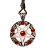 Pentagram Silver Pewter Charm Necklace Pendant Jewelry