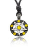 Pentagram Silver Pewter Charm Necklace Pendant Jewelry