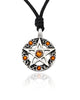 Pentagram Silver Pewter Charm Necklace Pendant Jewelry