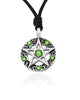 Pentagram Silver Pewter Charm Necklace Pendant Jewelry